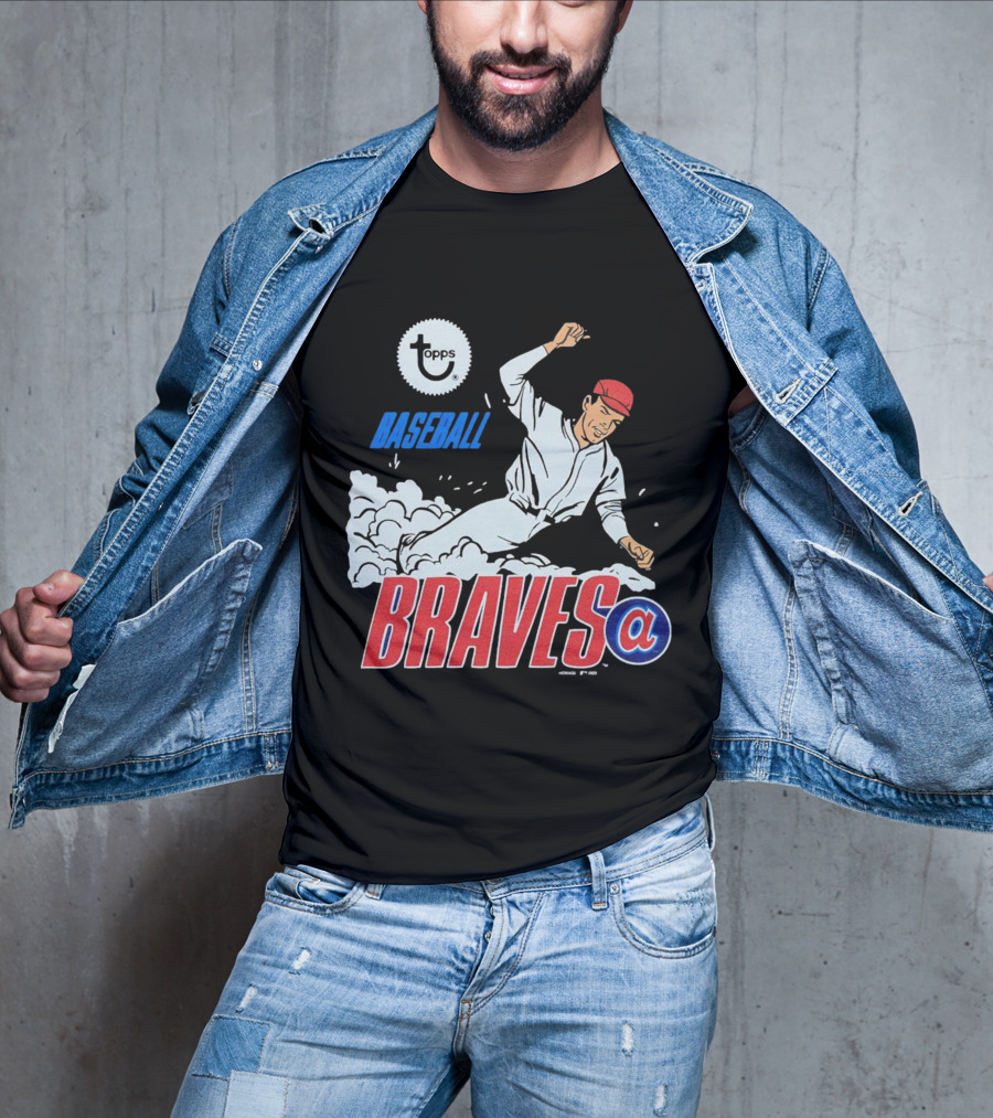 Topps Baseball Braves MLB Atlanta Braves T-Shirt