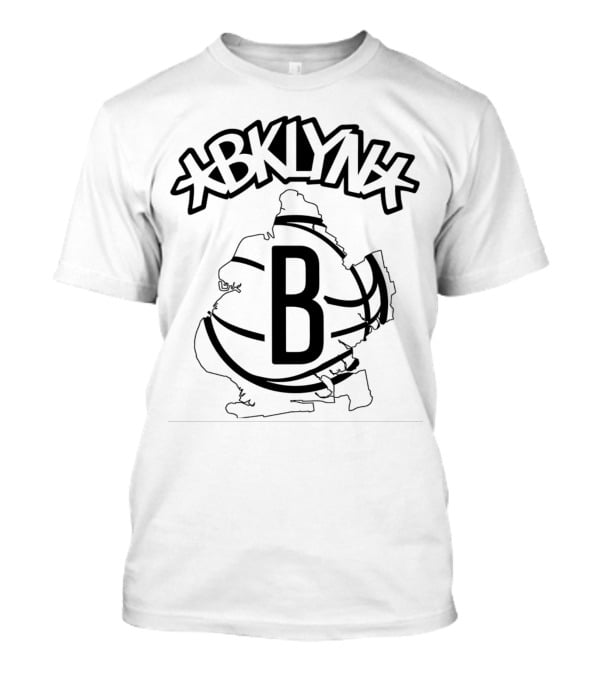 BKN Nets Map Basketball Brooklyn T-Shirt