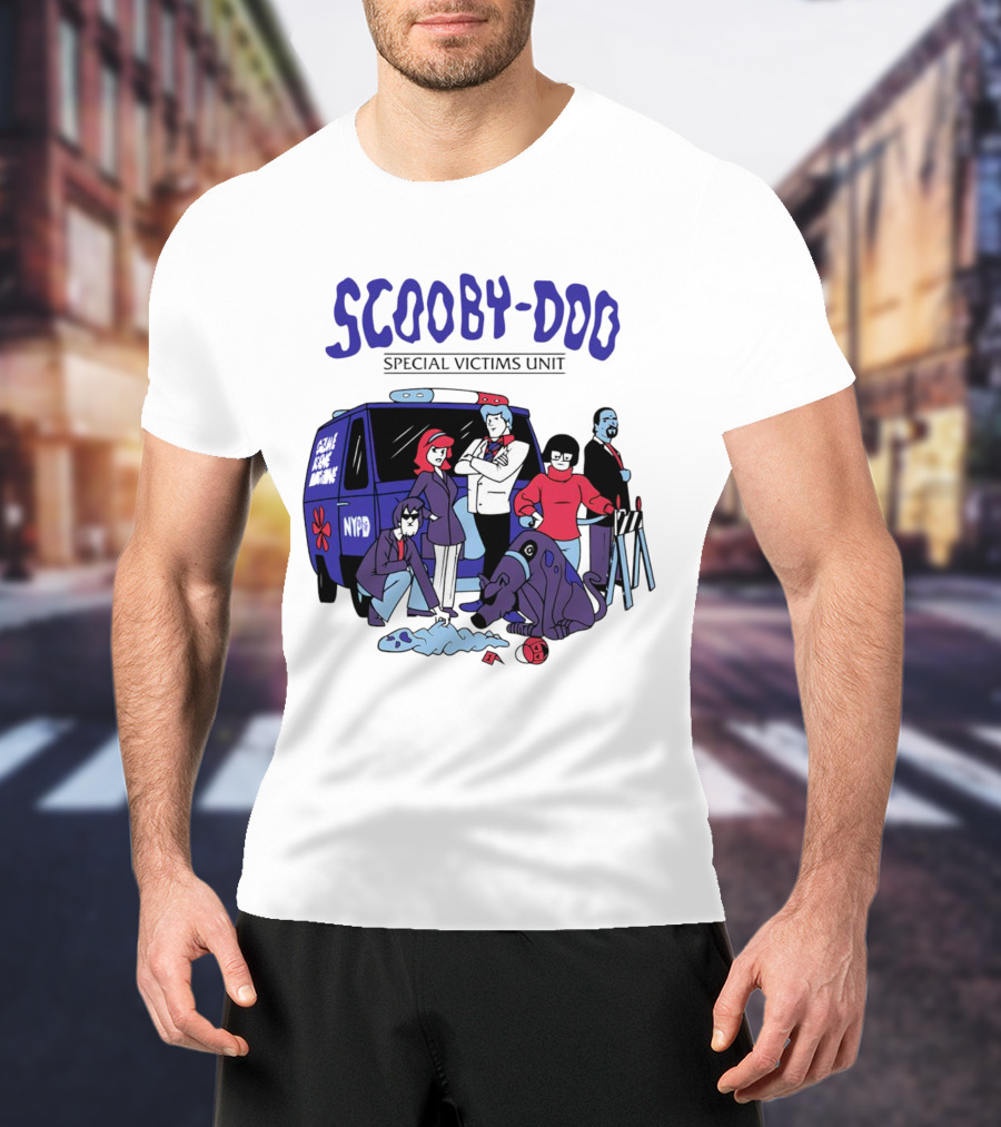 Scooby-Doo Special Victims Unit NYPD Scene Investigation T-Shirt