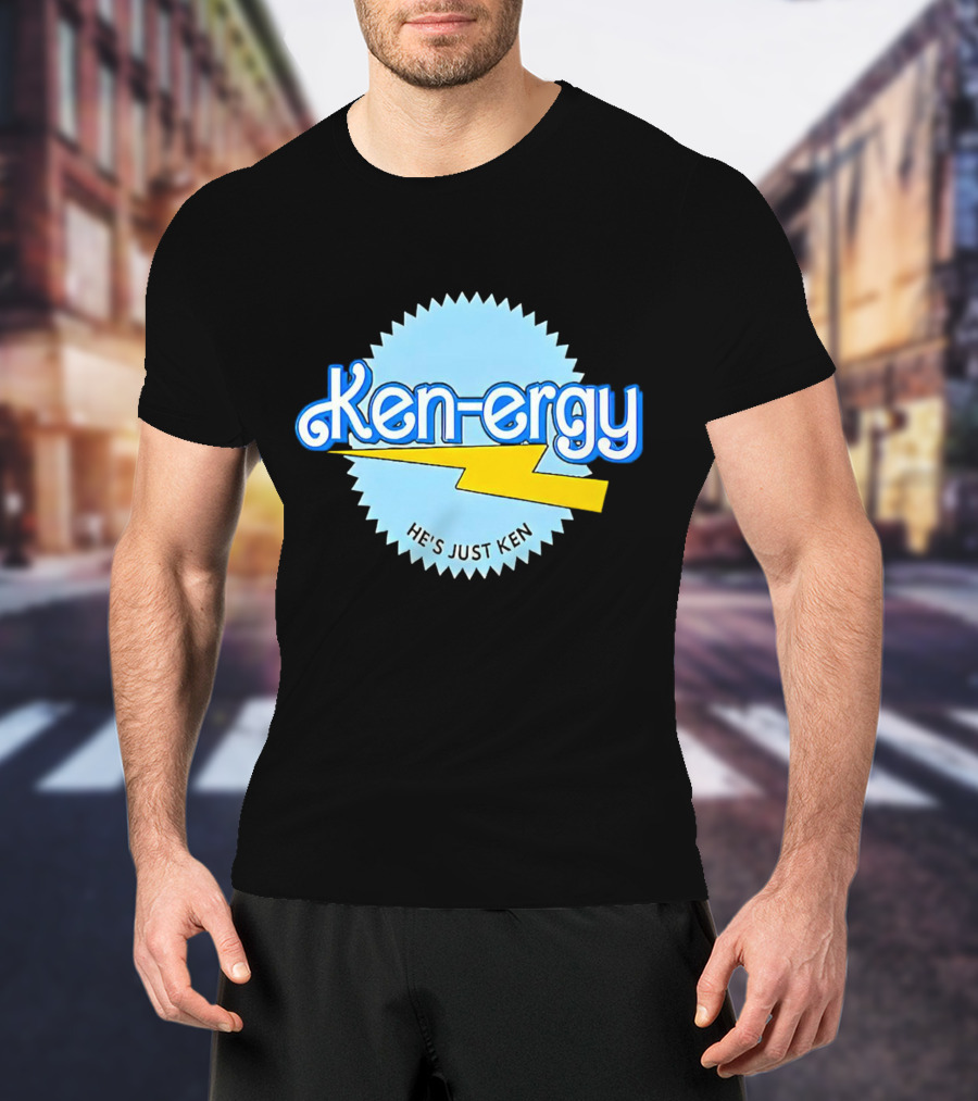 Ken Ergy He's Just Ken Barbie Lightning T-Shirt