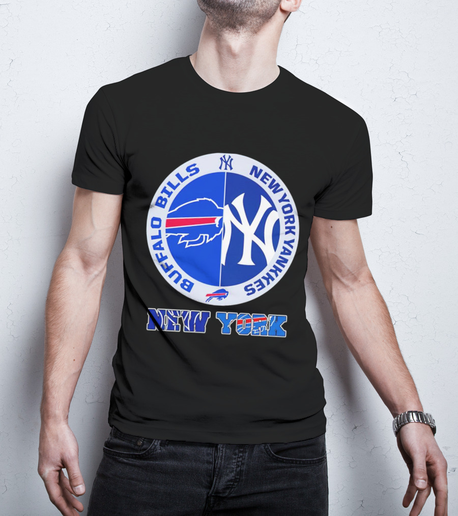 New York Buffalo Bills New York Yankees NYY NY Buffalo T-Shirt