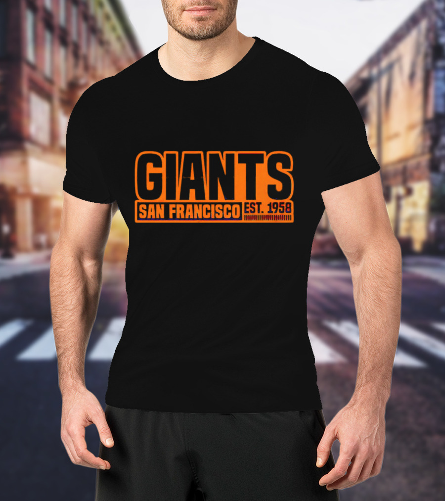 San Francisco Giants Est 1958 Orange T-Shirt