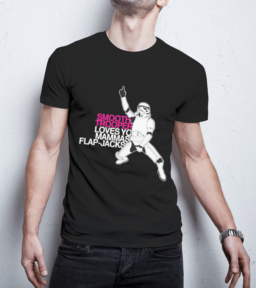 Smooth Trooper Loves Yo Mammas Flap-Jacks Stormtrooper Dance Pose T-Shirt