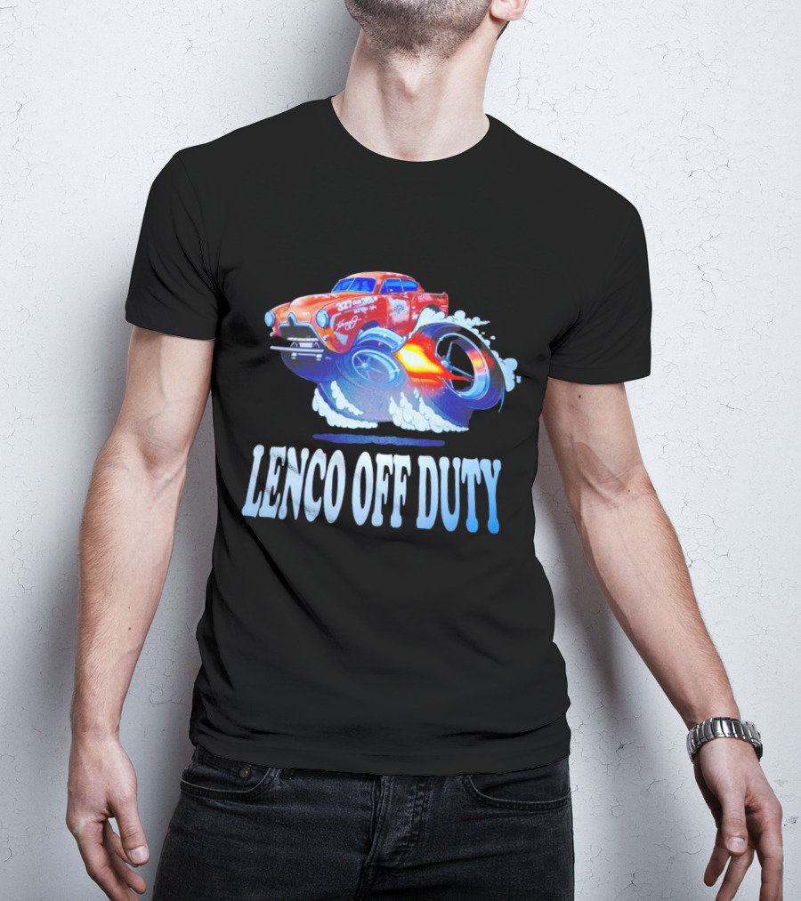 Lenco Off Duty 327 Chevy Racing Hot Rod Ford 1950 T-Shirt
