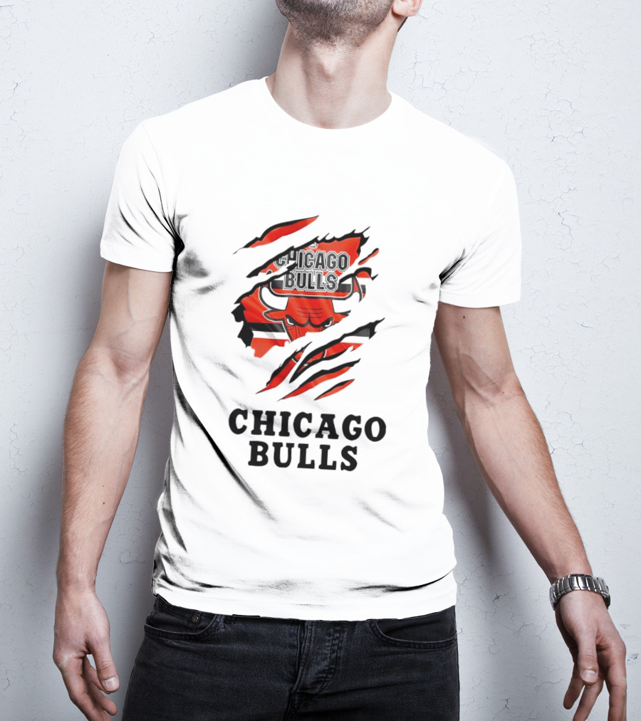 Chicago Bulls Torn Reveal Inside Me T-Shirt