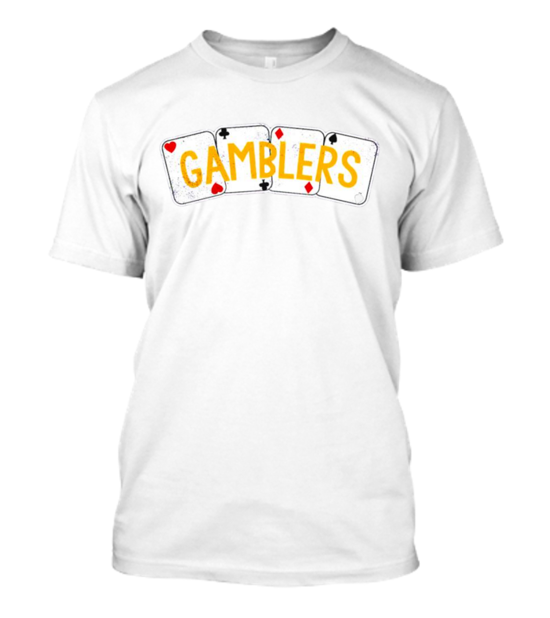 Las Vegas Gamblers Playing Cards T-Shirt