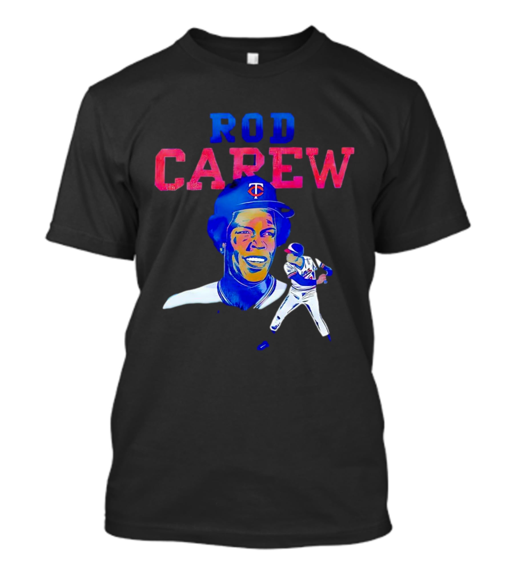 Rod Carew Twins Baseball Player T-Shirt