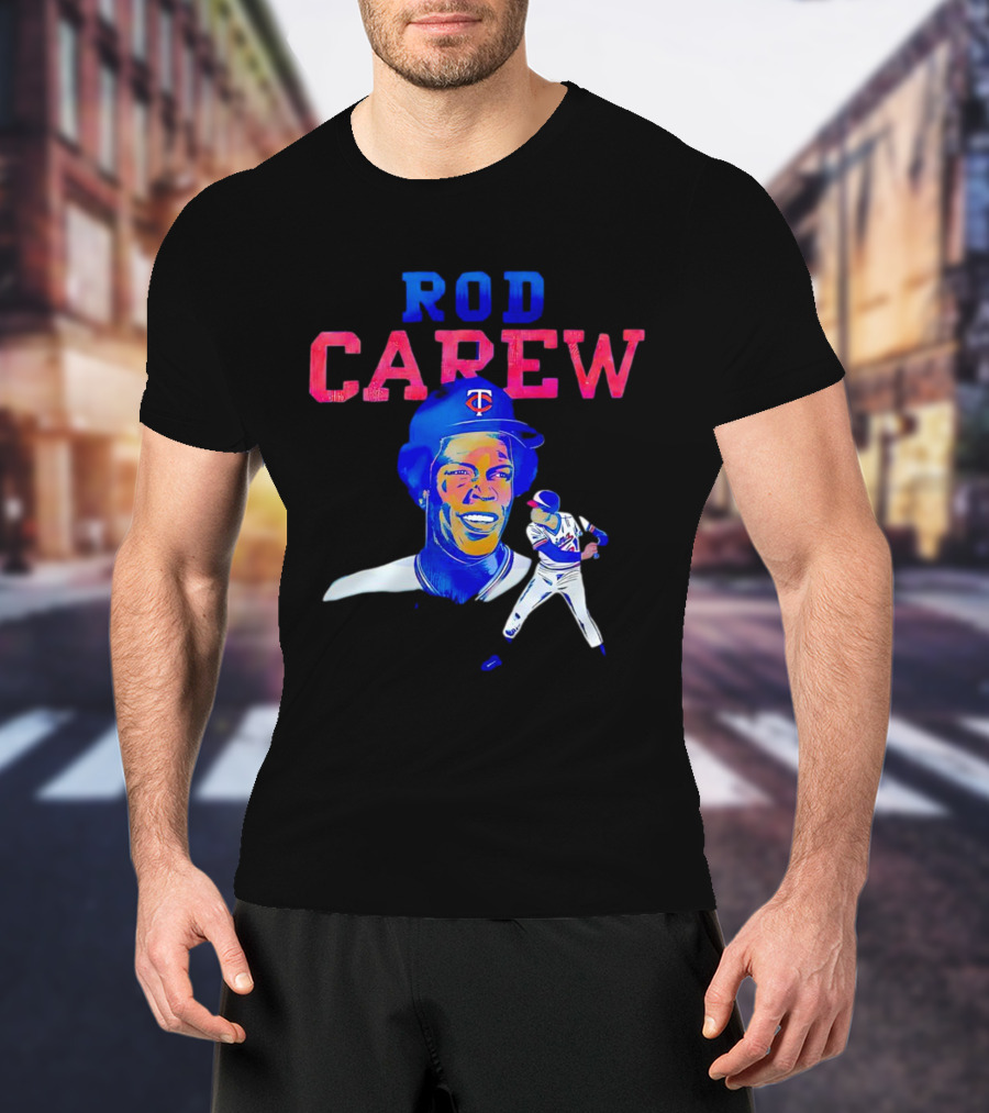 Rod Carew Twins Baseball Player T-Shirt