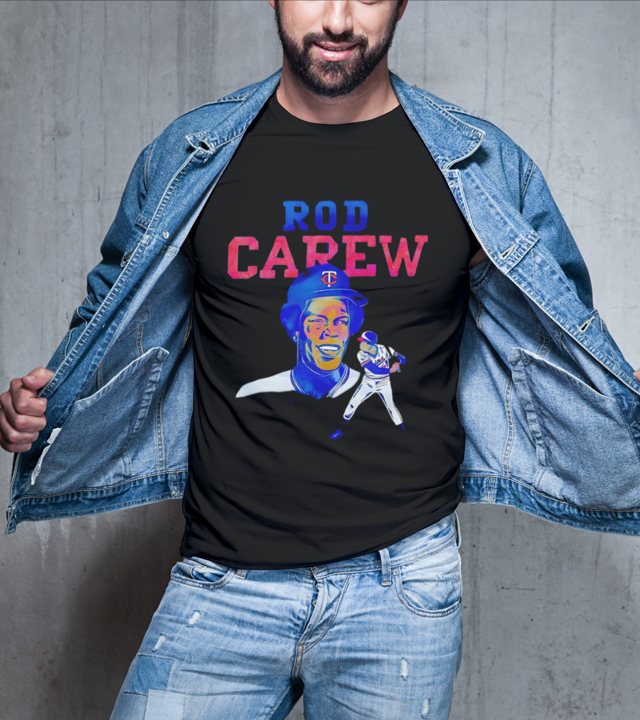 Rod Carew Twins Baseball Player T-Shirt