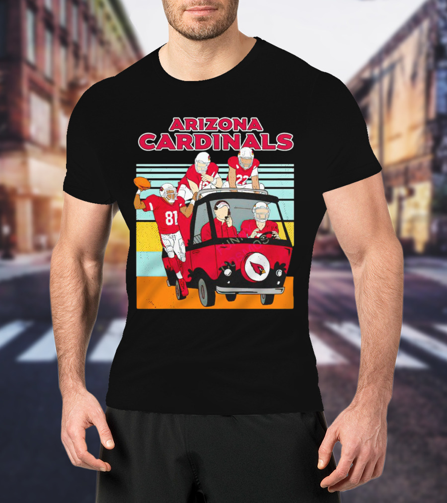 Arizona Cardinals Vintage Football Friends T-Shirt