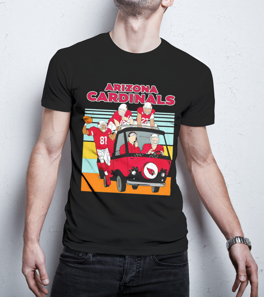 Arizona Cardinals Vintage Football Friends T-Shirt