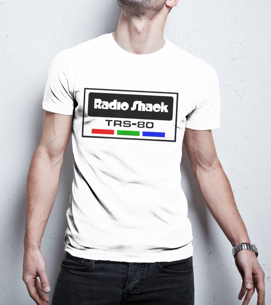 Radio Shack TRS-80 Retro Color Bar T-Shirt
