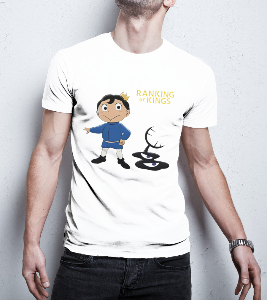 Ranking Of Kings Anime Character With Crown And Shadow Figure T-Shirt