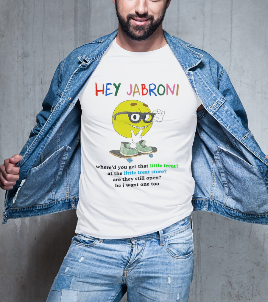 Hey Jabroni Little Treat Little Treat Store Skateboard Sunglasses T-Shirt