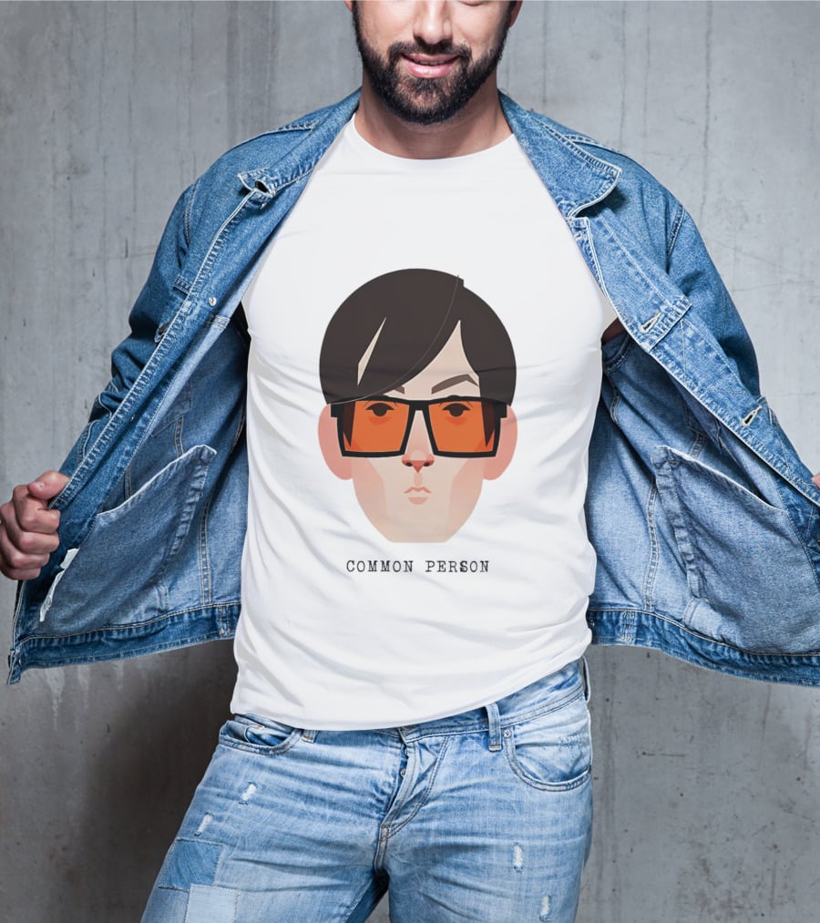 Common Person Sunglasses Face T-Shirt