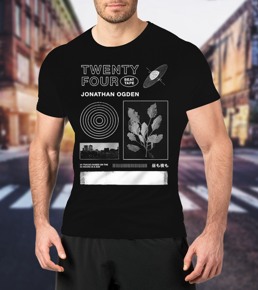 Twenty Four Beat Tape Jonathan Ogden 24 Tracks Based On The 24 Hours In A Day T-Shirt