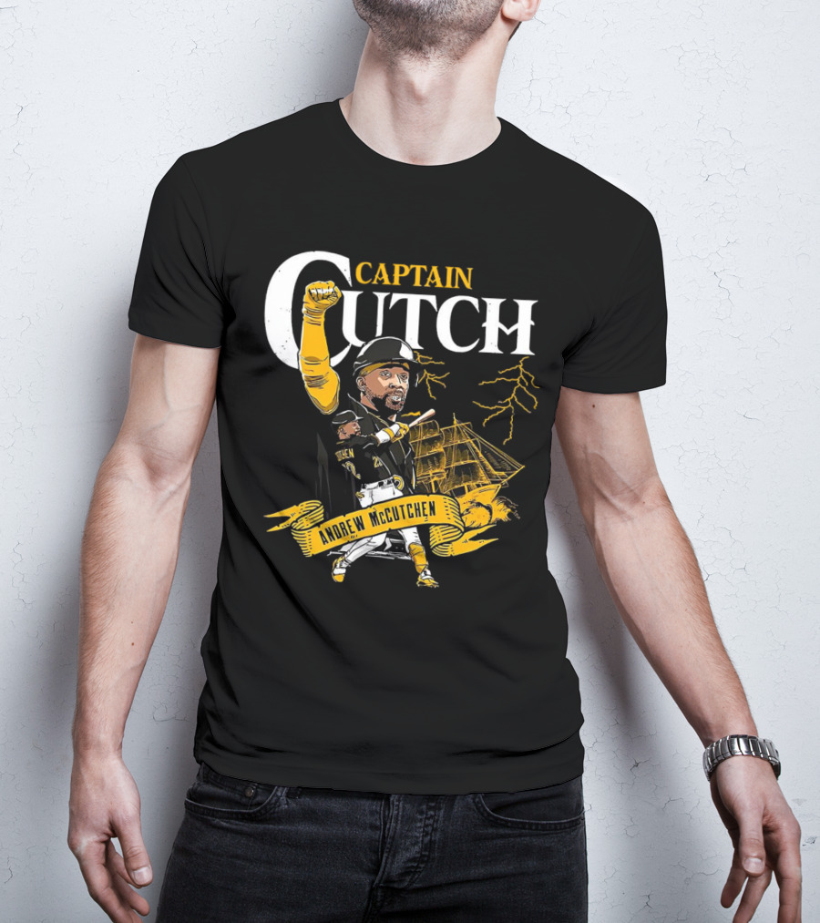 Andrew McCutchen Captain Cutch Pittsburgh Pirates Baseball T-Shirt