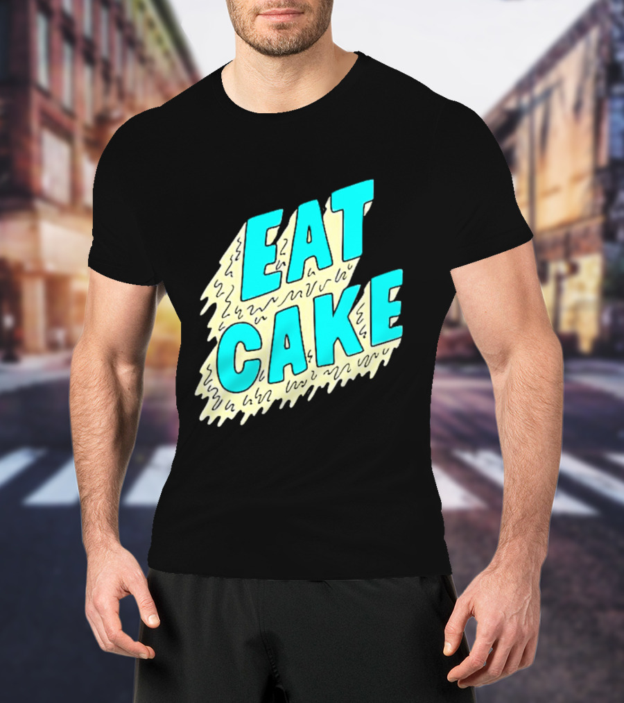 Eat Cake Retro T-Shirt