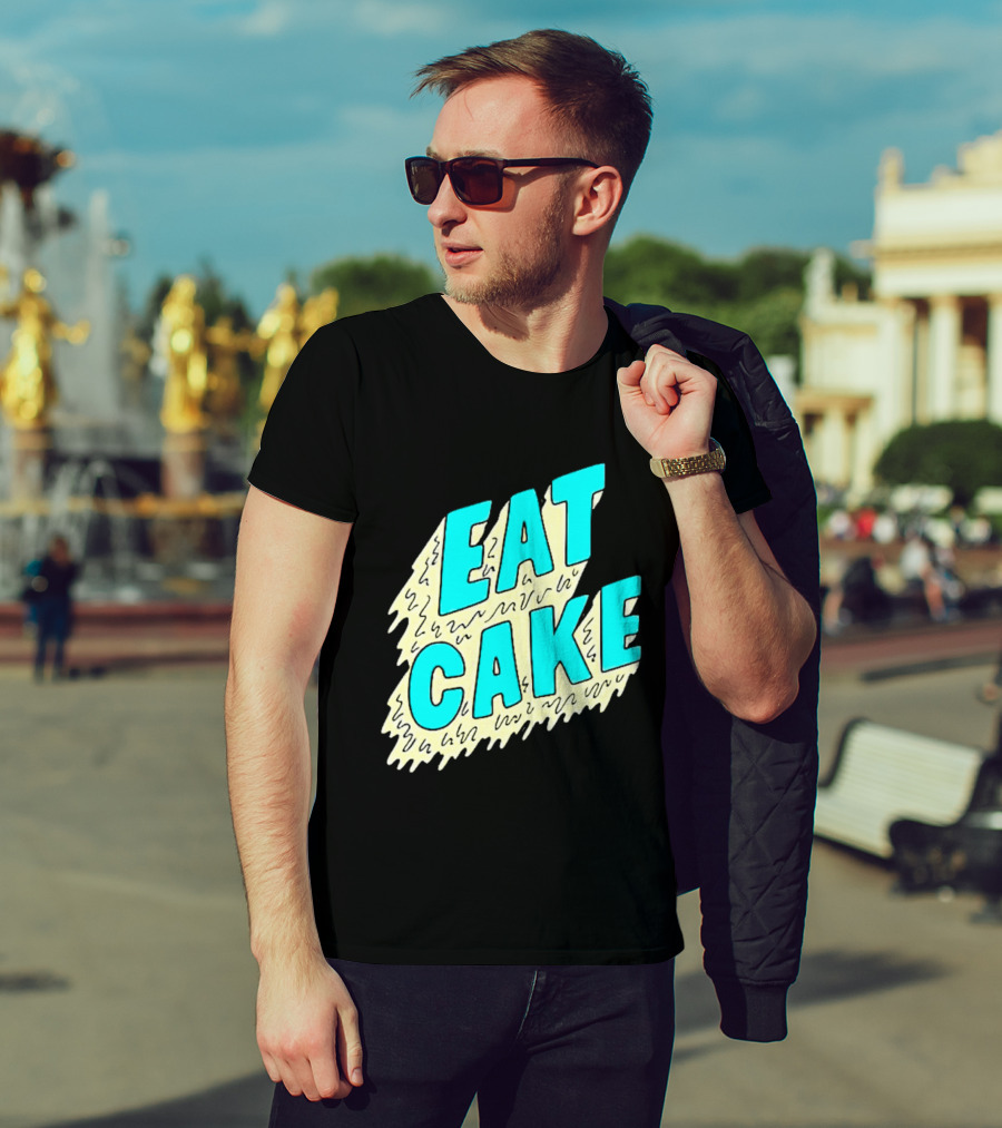 Eat Cake Retro T-Shirt