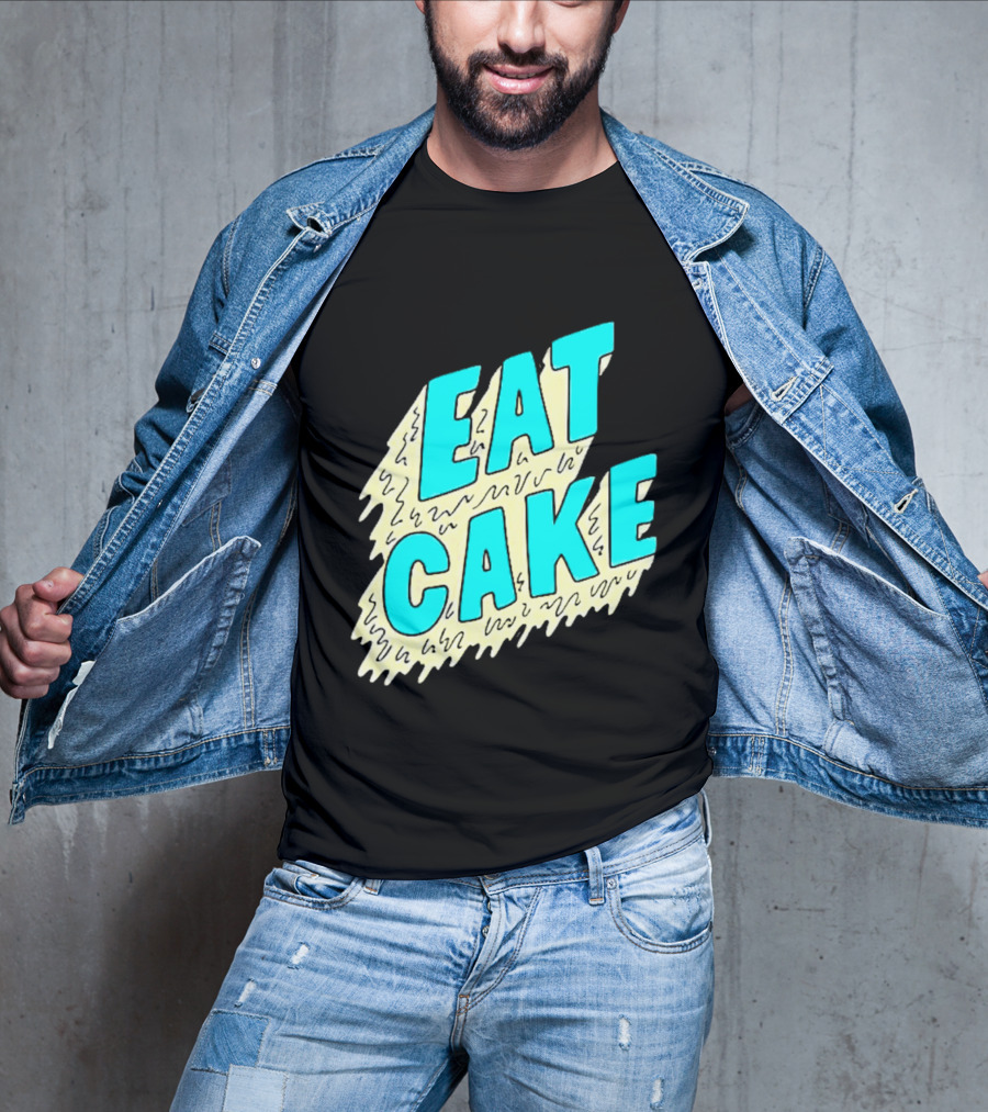 Eat Cake Retro T-Shirt