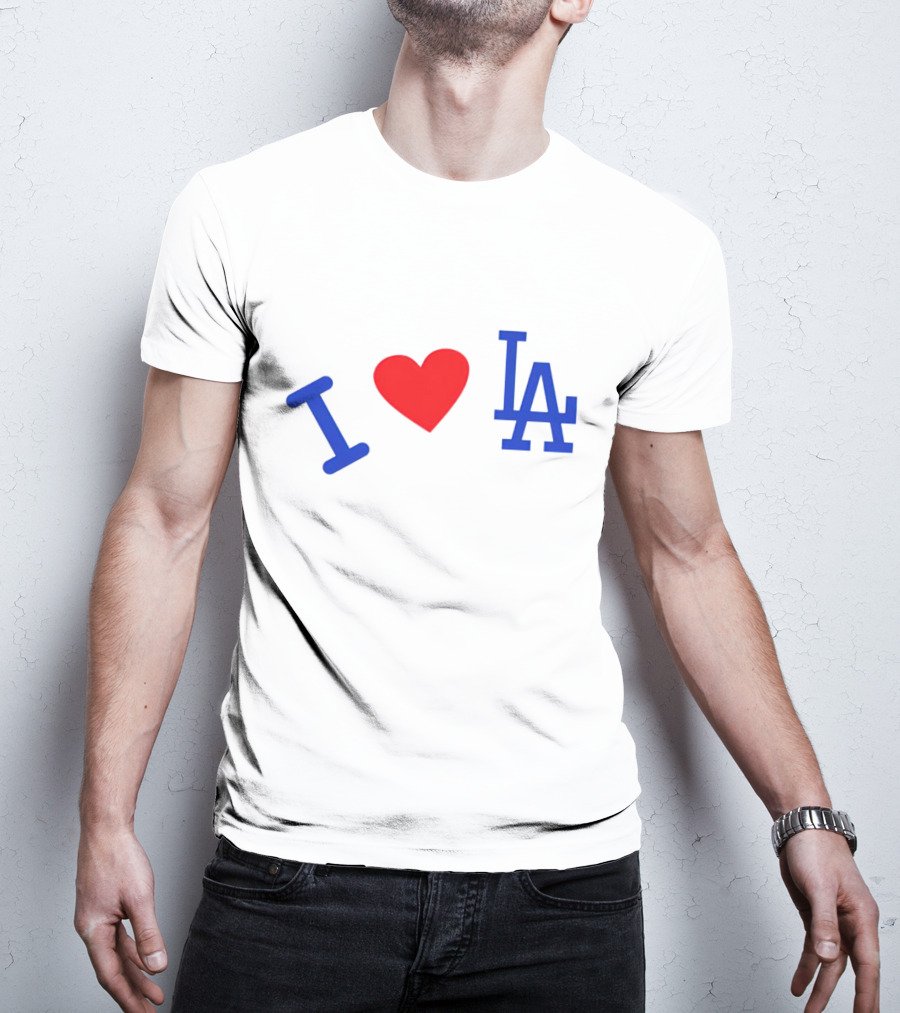 Madhappy I Love LA Los Angeles Dodgers T-Shirt