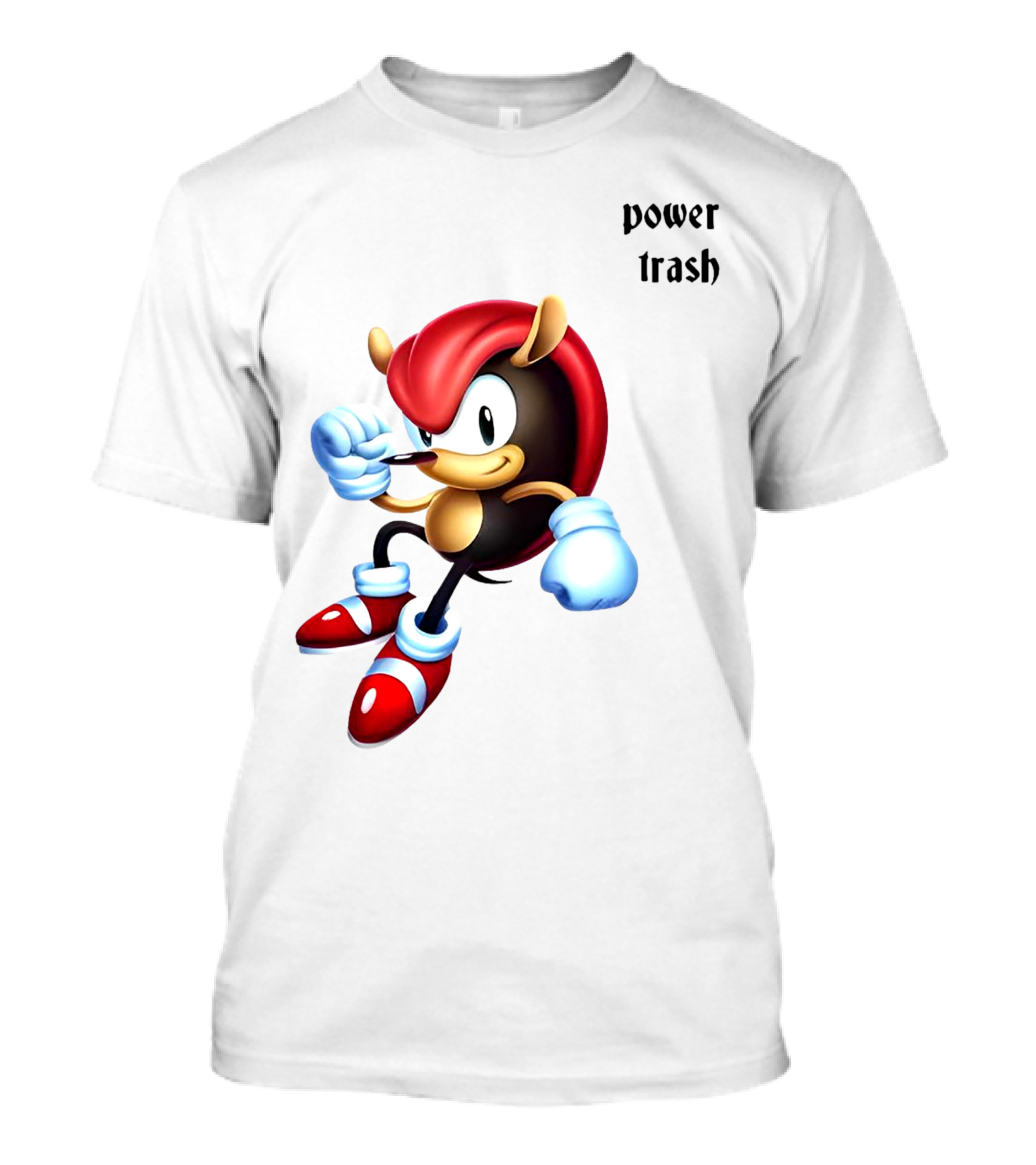 Mighty The Armadillo Power Trash Fist Ready T-Shirt