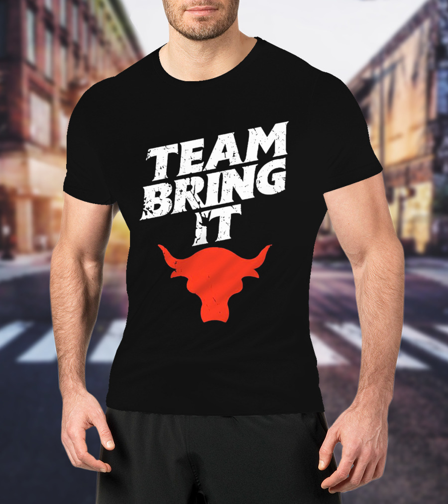 Team Bring It The Rock Bull T-Shirt