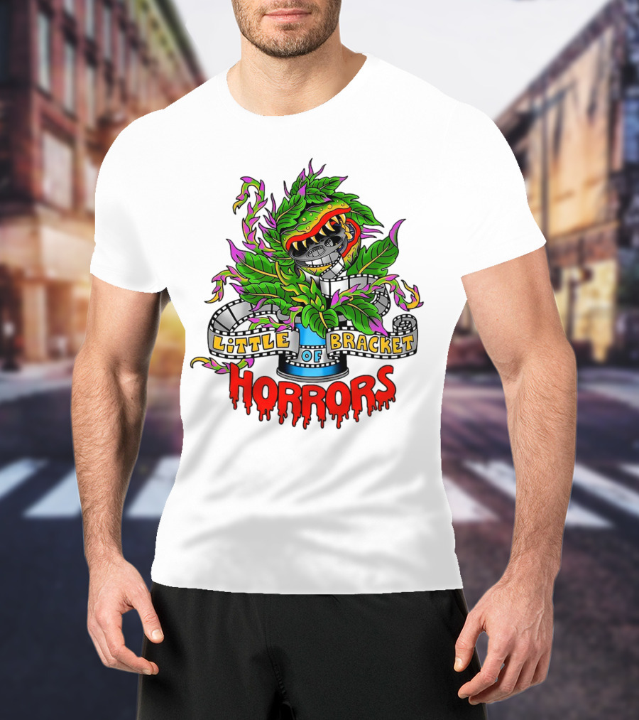 Little Bracket Of Horrors Film Reel Plant T-Shirt