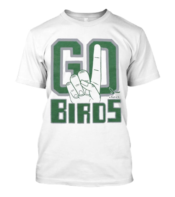 Philadelphia Eagles Go Birds Finger Gesture T-Shirt