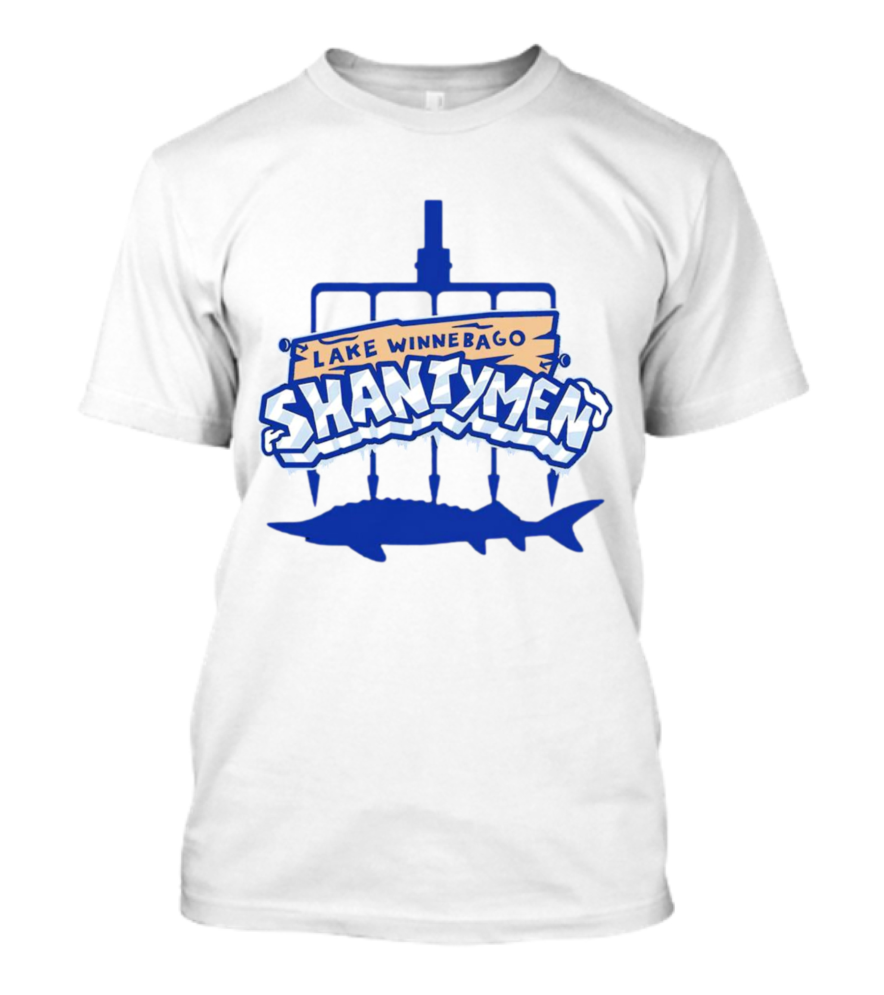 Lake Winnebago Shantymen Ice Fishing Spear T-Shirt