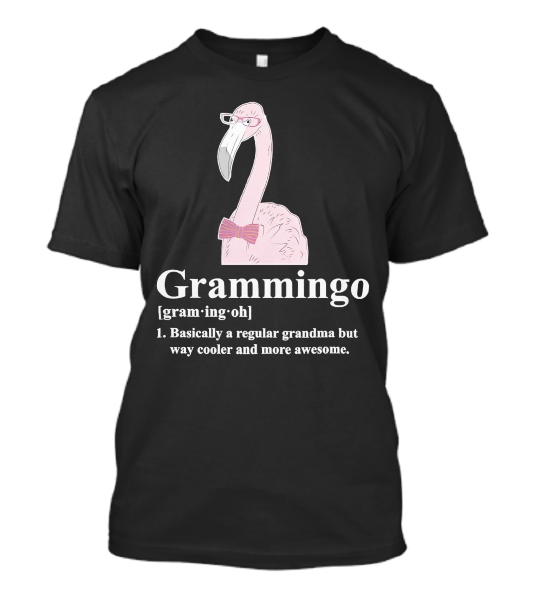 Grammingo Flamingo Grandma Way Cooler Awesome Definition T-Shirt