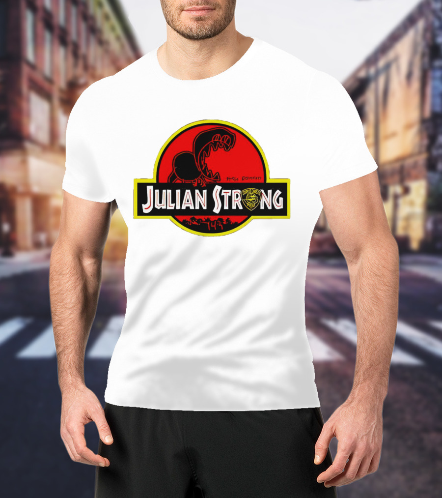 Julian Strong Fundraiser Unleash The Power Of Love Dinosaur Rescue Project 143 T-Shirt