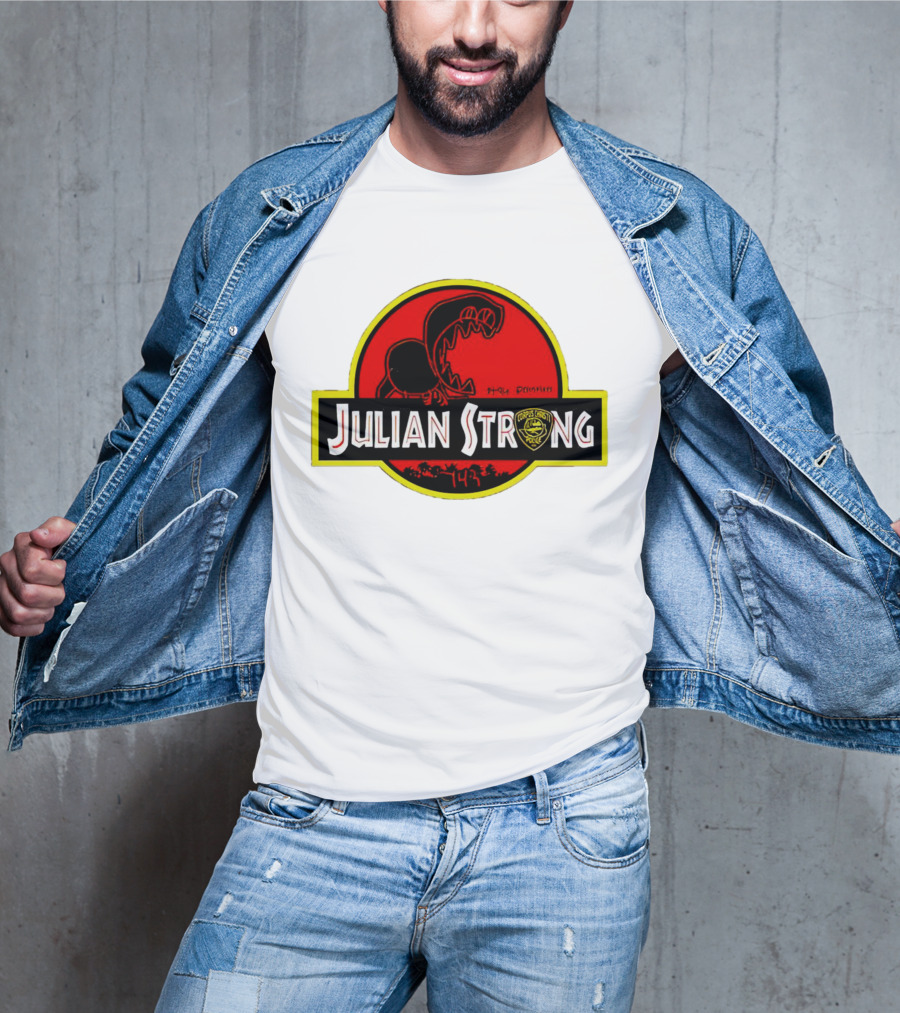 Julian Strong Fundraiser Unleash The Power Of Love Dinosaur Rescue Project 143 T-Shirt