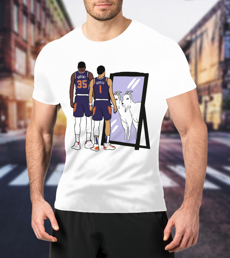 Kevin Durant 35 Devin Booker 1 Mirror Goats T-Shirt