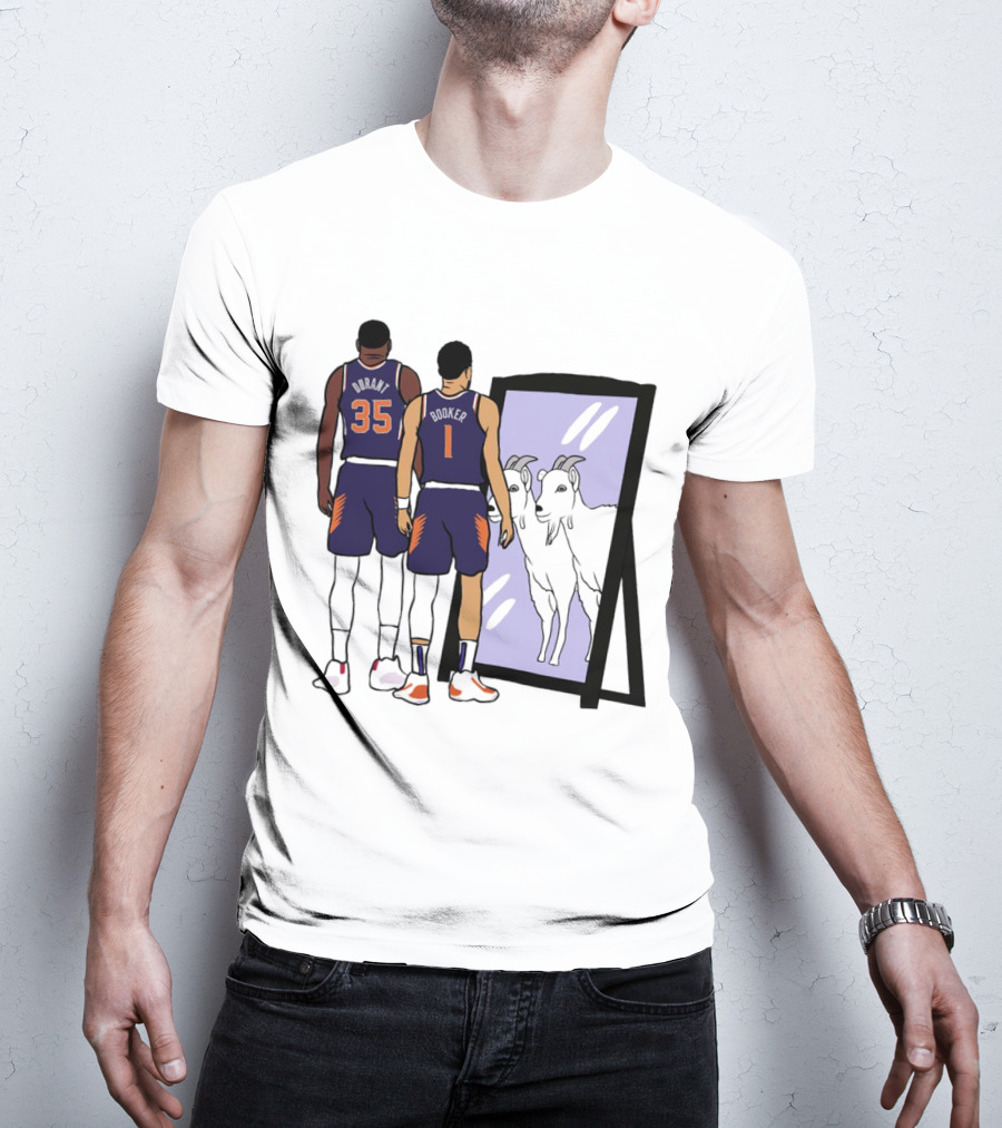 Kevin Durant 35 Devin Booker 1 Mirror Goats T-Shirt