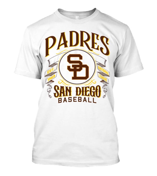 Padres San Diego Baseball National League Est 1969 SD T-Shirt