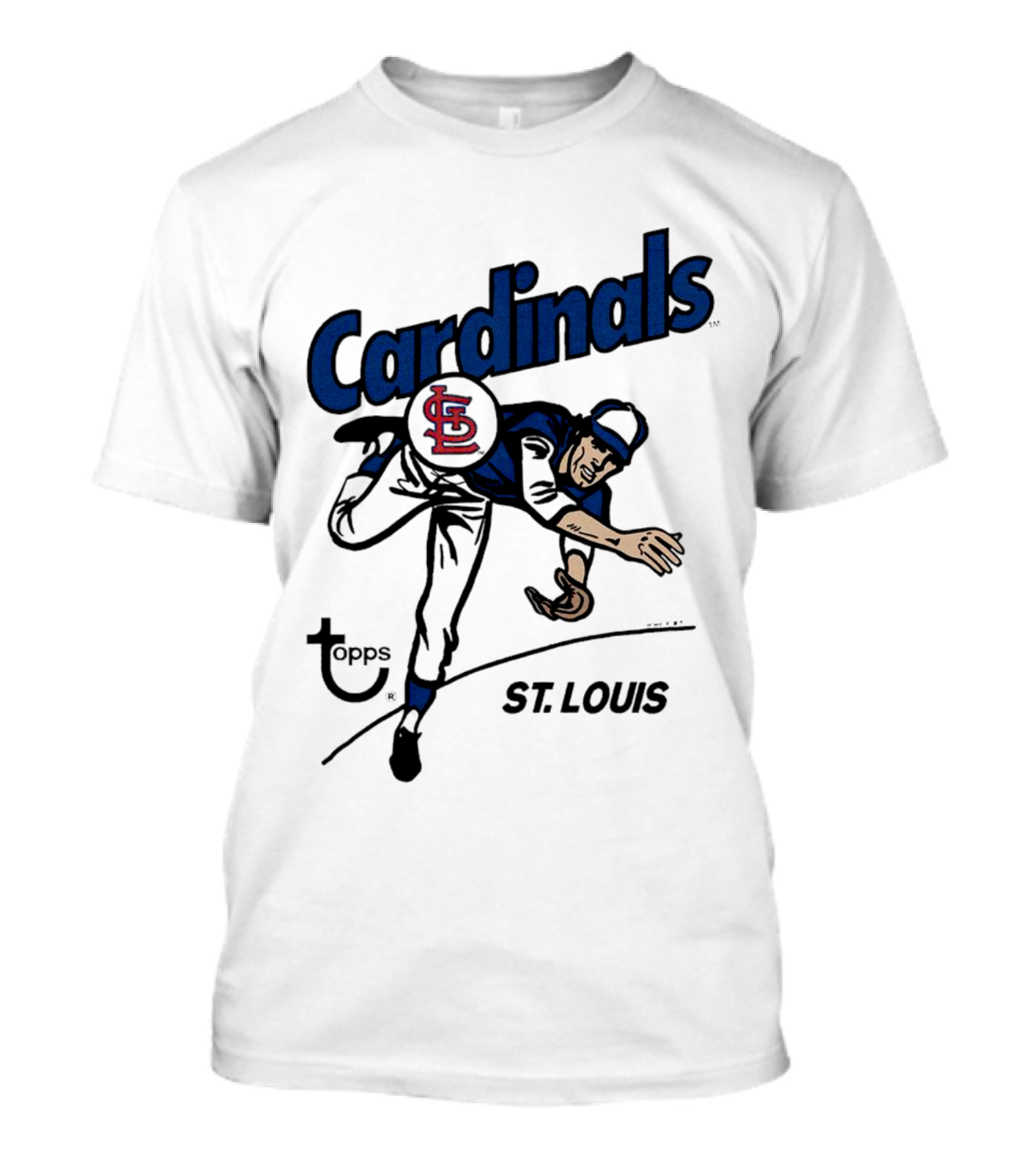 St. Louis Cardinals Topps Baseball Player T-Shirt