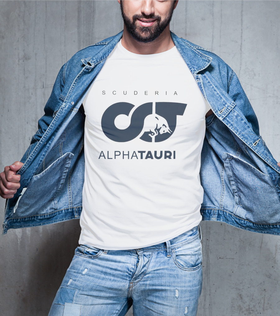 Scuderia AlphaTauri Logo Bull Emblem T-Shirt