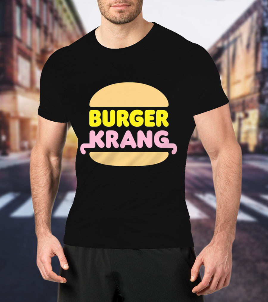 Burger Krang Neon Comic T-Shirt