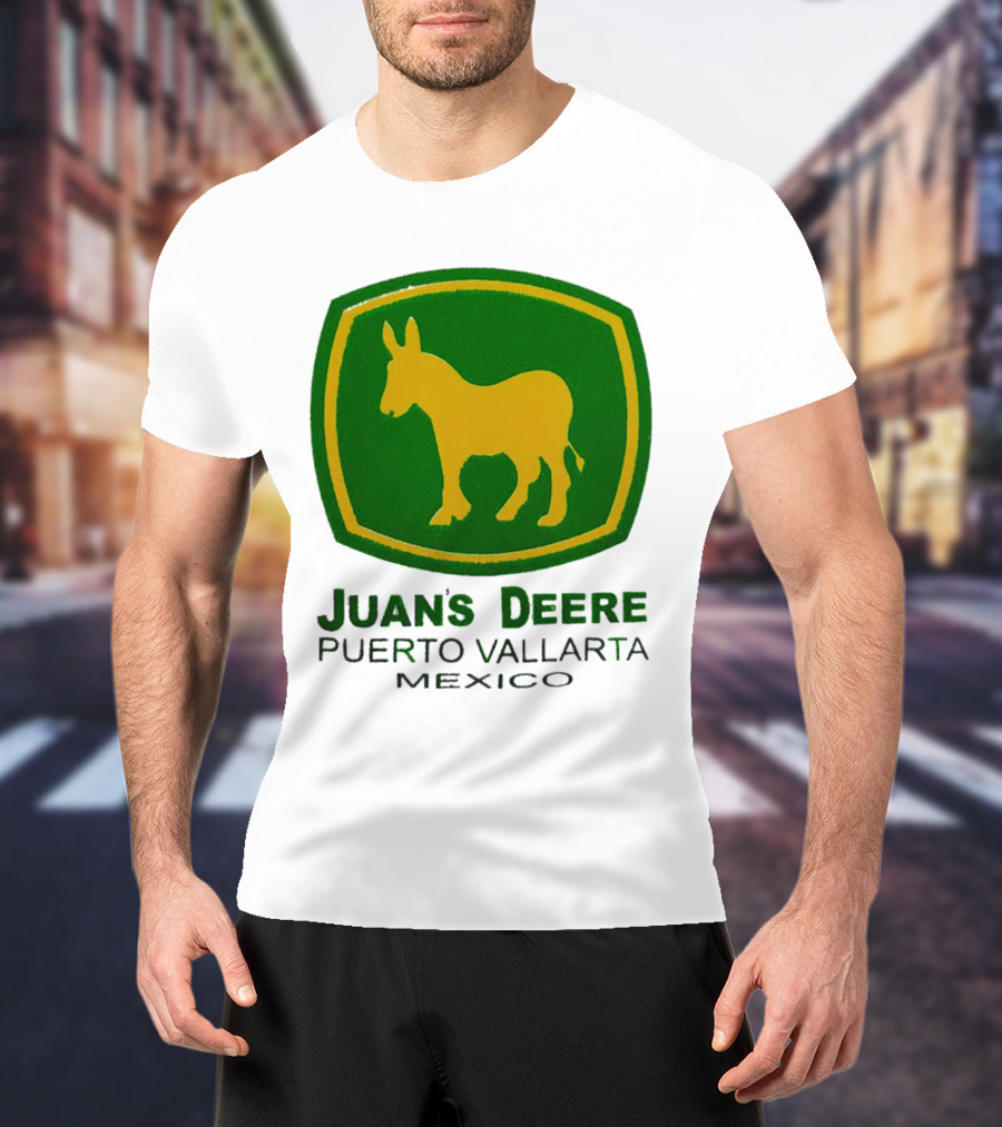 Juans Deere Puerto Vallarta Mexico Donkey T-Shirt