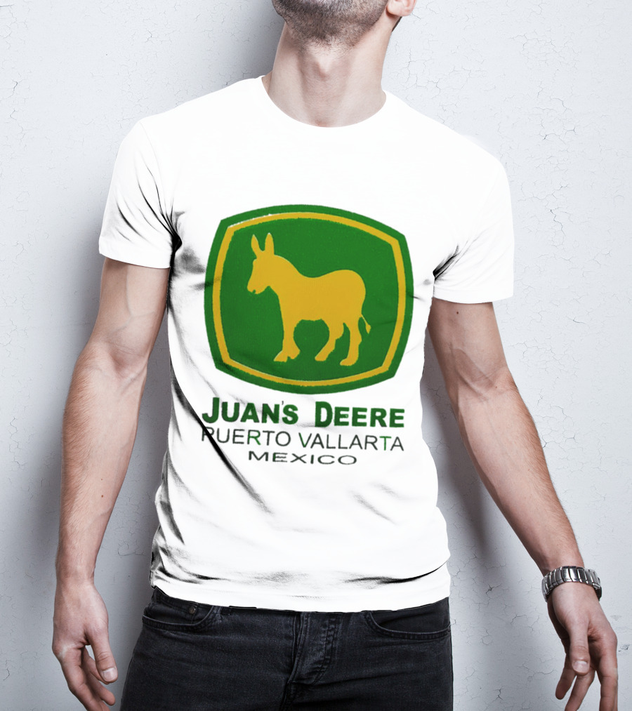 Juans Deere Puerto Vallarta Mexico Donkey T-Shirt