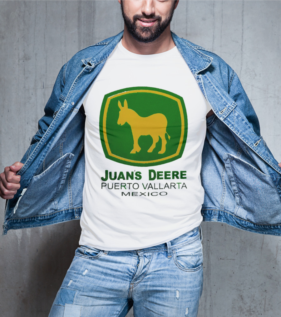 Juans Deere Puerto Vallarta Mexico Donkey T-Shirt