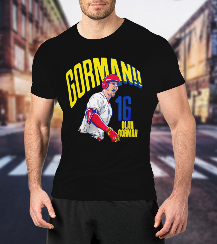 Gorman 16 Nolan Gorman St. Louis Cardinals MLBPA T-Shirt