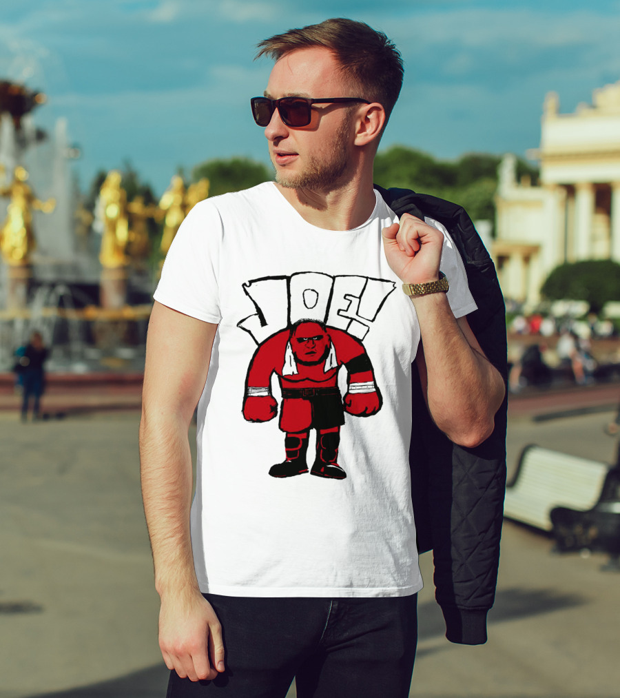 Samoa Joe Cartoon Graphic All Elite Wrestling AEW T-Shirt