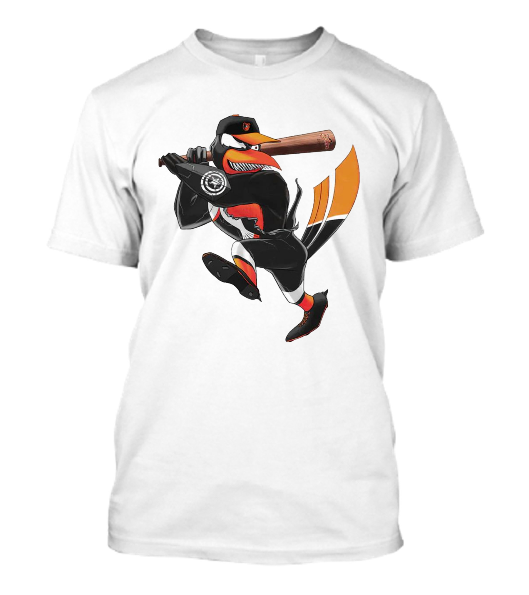 Baltimore Orioles Venom Bird Baseball Character T-Shirt