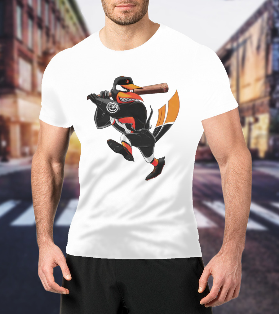 Baltimore Orioles Venom Bird Baseball Character T-Shirt
