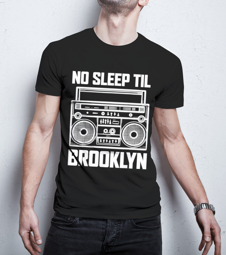 No Sleep Til Brooklyn Boombox T-Shirt