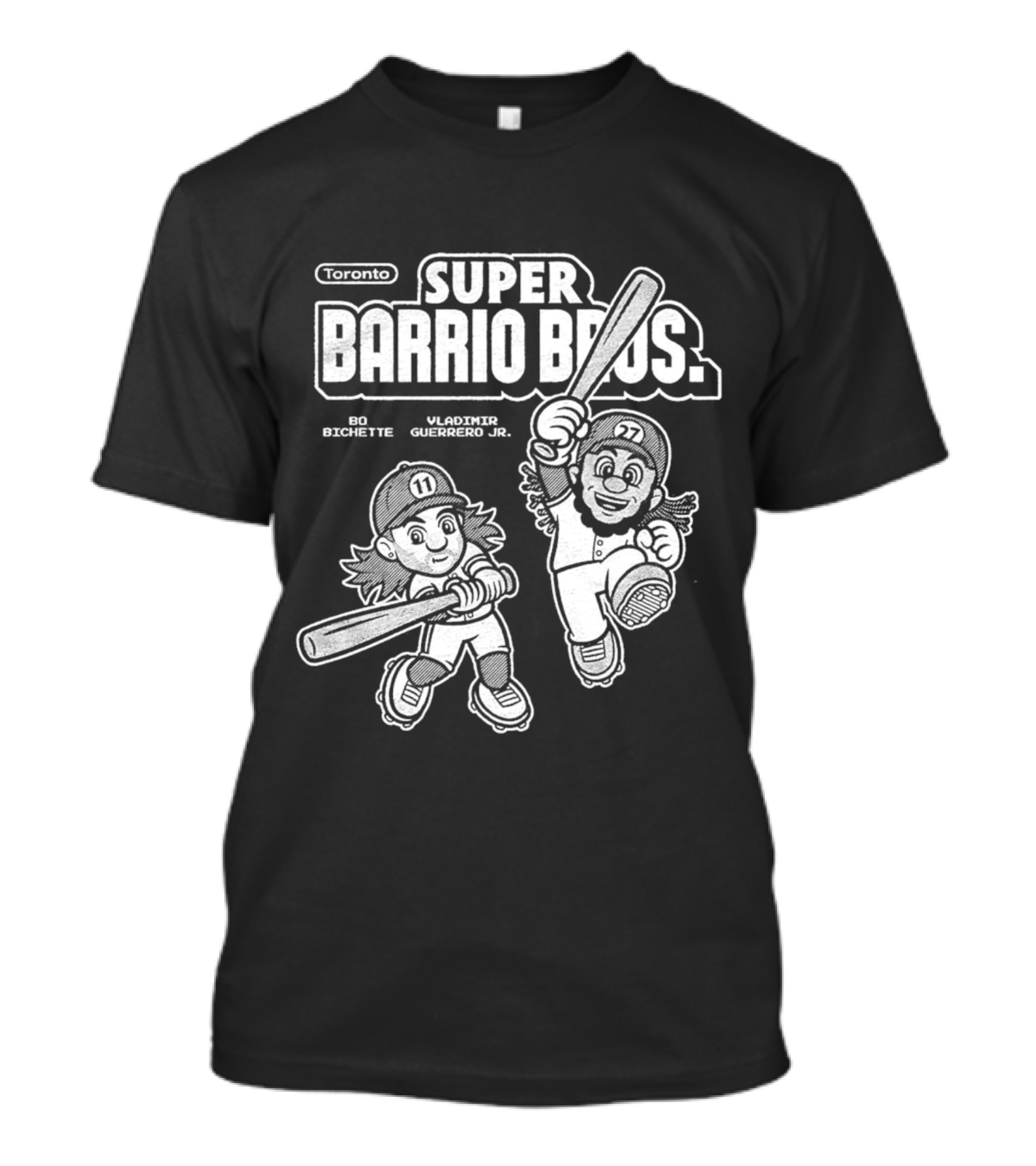 Toronto Super Barrio Bros Bo Bichette Vladimir Guerrero Jr T-Shirt