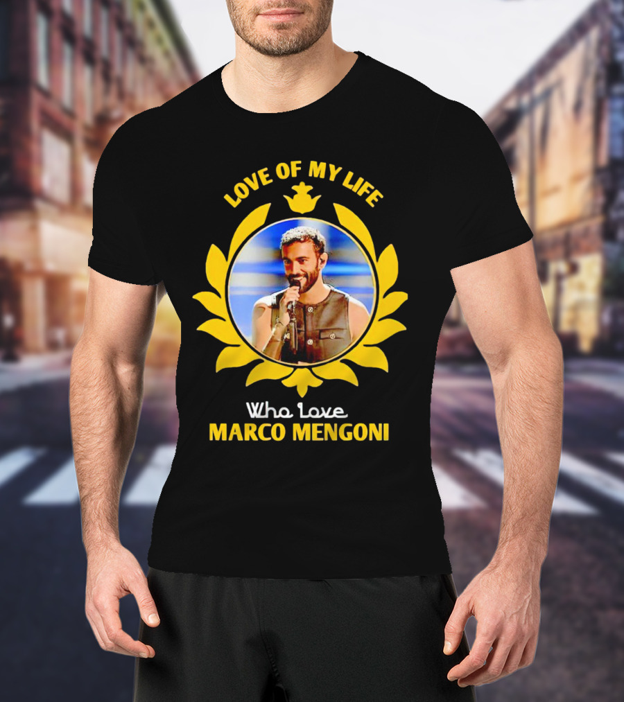 Love Of My Life Who Love Marco Mengoni Iconic T-Shirt