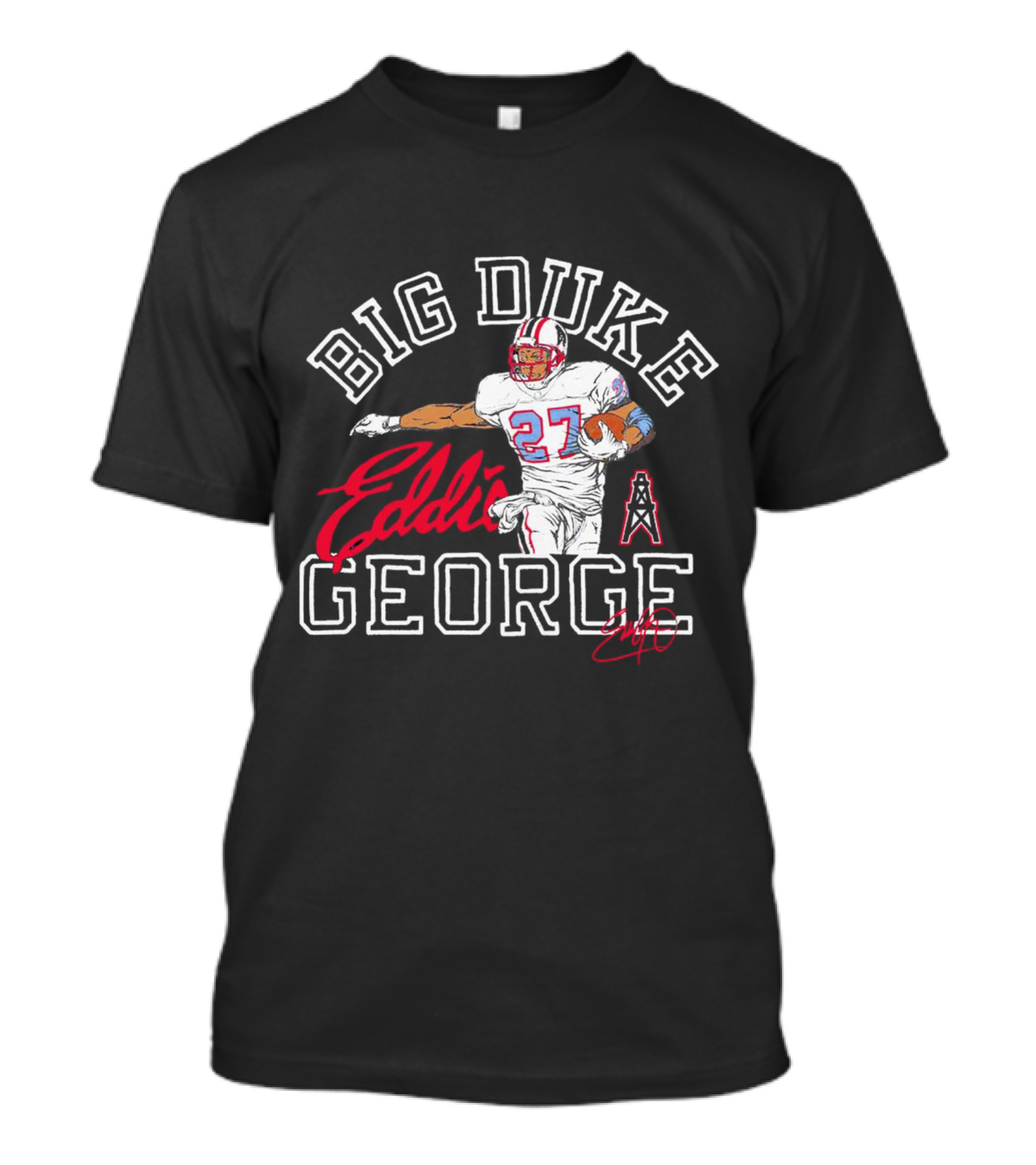 Big Duke Eddie George Tennessee Titans Football 27 Player T-Shirt